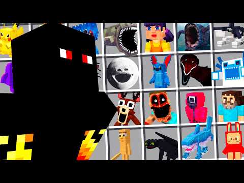 I MADE a ZOO with ALL THE FAMOUS MOBS in Minecraft!