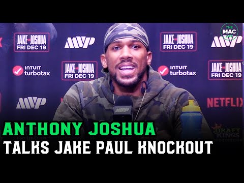 Anthony Joshua on Jake Paul KO: “I said I’d take his soul”