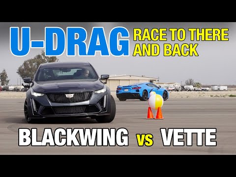 U-DRAGS: Chevy Corvette C8 vs. Cadillac CT5-V Blackwing