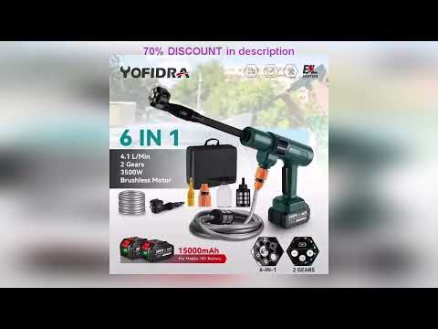 Why Everyone’s Talking About This Product! 3500W 200Bar Brushless High Pressure Car Wash Washer Gu