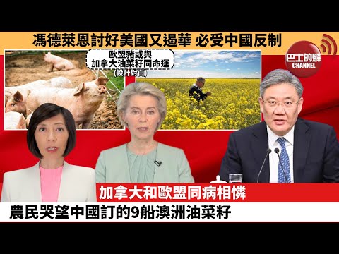 (附字幕) 李彤「外交短評」馮德萊恩討好美國又遏華，必受中國反制。加拿大和歐盟同病相憐，農民哭望中國訂的9船澳洲油菜籽。  25年9月21日