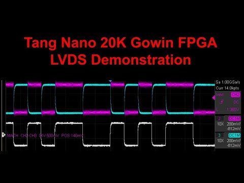 Tang Nano 20K Gowin FPGA LVDS Demonstration