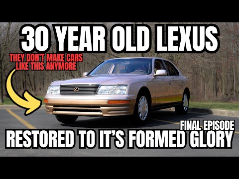 I Restore This 30 Year Old Lexus to It's Former Glory! New Cars Have a Lot to Learn!