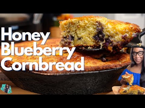 HOW TO MAKE DELICIOUS BLUEBERRY CORNBREAD | QUICK & EASY RECIPE TUTORIAL | PERFECT FOR EASTER