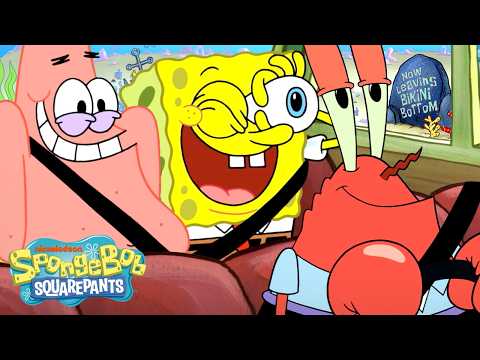 Every Time SpongeBob Leaves Bikini Bottom 🚌 w/ Patrick | 2 Hours | SpongeBob