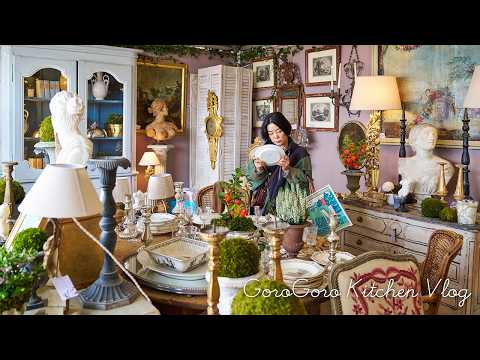 フランスで最も有名な蚤の市で、憧れのアンティーク家具探し🪑古いアイテムを吟味して選ぶ方法🏺|パリ近郊暮らしvlog