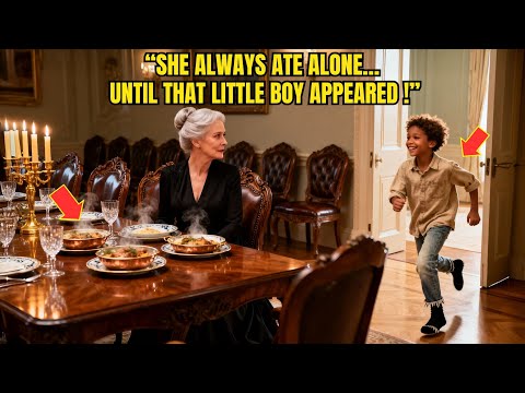 Rich Widow Always Ate Alone in an Empty Dining Room — Until Nanny's Son Filled It With Laughter