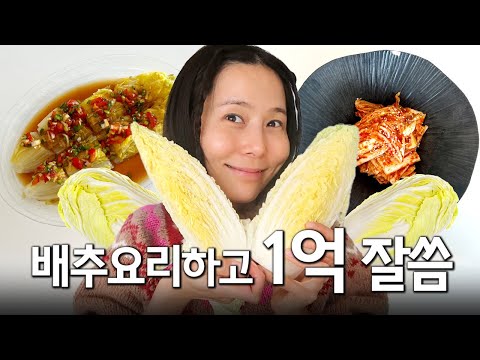 제철 배추로 만드는 요리🥬 배추찜, 배추겉절이, 배추전 그리고 노필터 수익금 이야기
