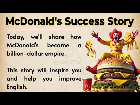 How McDonald's Became a Billion-Dollar Empire | Learn English Through Story Level 3 🔥 | ESL