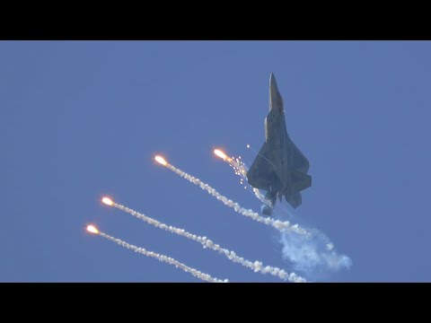 USAF F-22 Raptor Demo NAS Oceana 2025