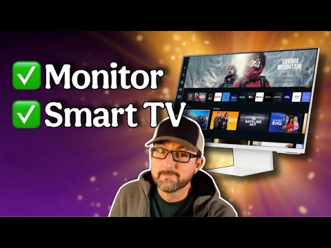 My favorite 4k monitor doubles as a Smart TV (with a remote).