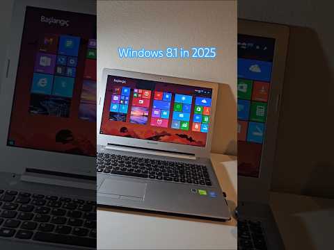 Windows 8.1 in 2025 is actually usable, with a few caveats... :) #shorts
