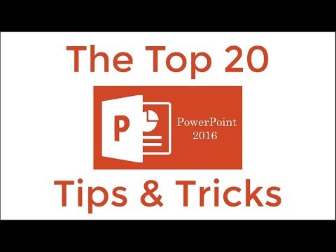 Top 20 PowerPoint 2016 Tips and Tricks