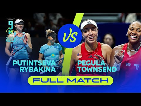 Putintseva/Rybakina (KAZ) v Pegula/Townsend (USA) | 2025 Billie Jean King Cup Finals | FULL MATCH