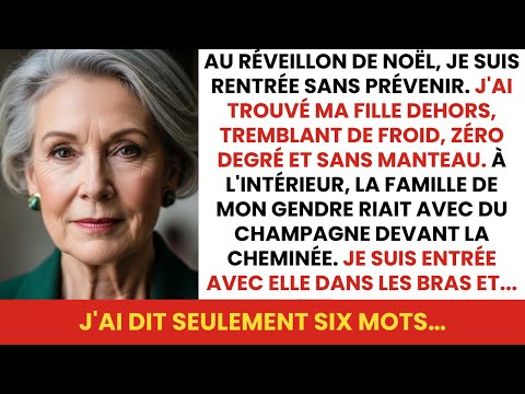J'ai trouvé ma fille tremblant à Noël, pendant que la famille de mon gendre riait…