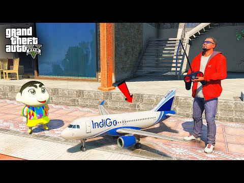 Franklin and shinchan Buy Mini RC IndiGo Plane in GTA 5