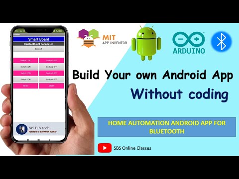 Complete Android App Development for Arduino in HINDI || MIT App Inventor