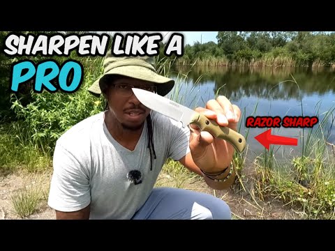 How To Make ANY Knife Razor SHARP