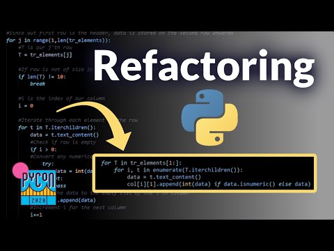 Beautiful Python Refactoring - Talk by Conor Hoekstra