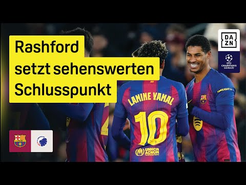 Rashford mit Zauberfreistoß | FC Barcelona - FC Kopenhagen | UEFA Champions League | DAZN Highlights