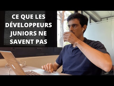 Ce que les développeurs juniors ne savent pas