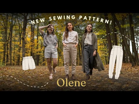 Introducing a new sewing pattern - the OLENE pants! 🪡✨