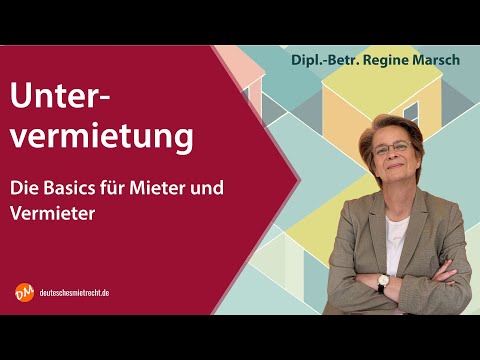 Untervermietung - Die Basics für Mieter und Vermieter