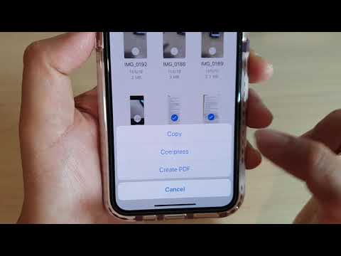 iPhone 11: How to Create a PDF Document From Multiple Pictures