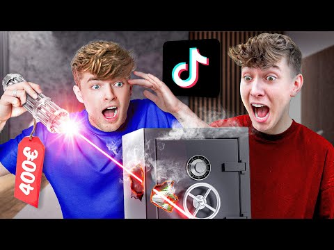 VIRALE TikTok PRODUKTE testen! 😨(stärkster Laser der Welt) mit @Finnelyt