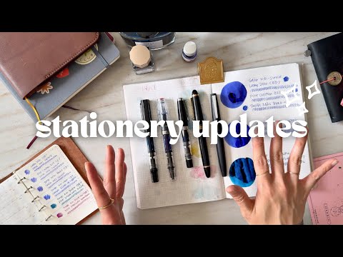 ✨ IMPROMPTU CHECK-IN ✨📓 notebook updates, 🎨 a new sketchbook, 🖋️ currently inked fountain pens