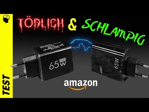 Betrug oder tödlich: 65W GaN USB Charger für 10€ bei Amazon | Review