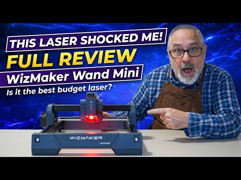 This 2.5W Laser Engraver Surprised Me | Wizmaker Wand Mini 2.5 Full Test & Review