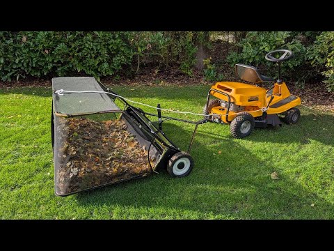 Fixing up a TINY mower - but is it too small to sweep leaves?