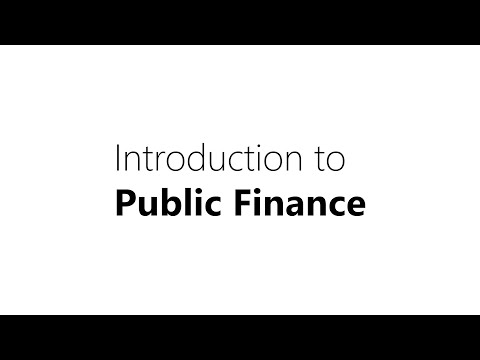 Introduction to Public Finance