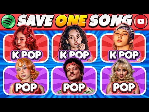 POP vs K-POP 💜🎤 | Save One Song 🎶 | Music Quiz 2026