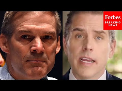 JUST IN: Jim Jordan Questions Why DOJ Is Ignoring 'Illegal Activities Of Hunter Biden'