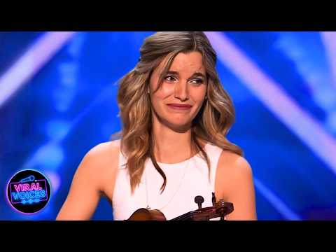 She Tricks The Judges with Her Violin... Then She OPENS Her Mouth! 😯