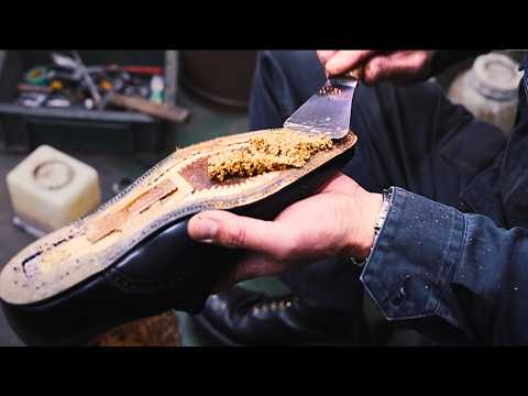 【Astonishing Restoration Technique】6-Year-Worn $3K Luxury Shoes Revived by Master Craftsmen!