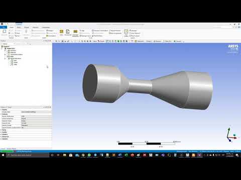 Practica 20 - Análisis de presión y velocidad en tobera convergente divergente en ANSYS Fluent