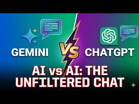 I Left Gemini and ChatGPT Alone to Talk... (No Prompts)