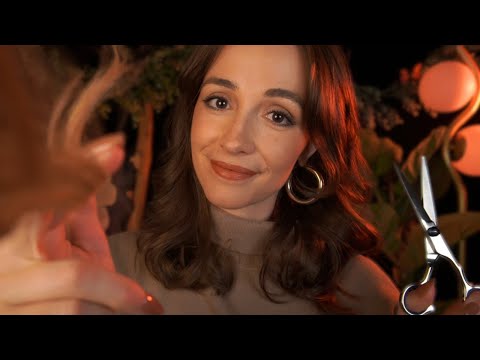 The Most Relaxing ASMR Haircut ❤️ (clicky whispers, personal attention, tapping)