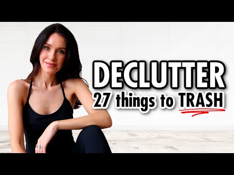 27 Things To DECLUTTER Today! *trash OR donate*