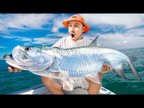 Я поймал МОНСТРА ТАРПОНА во Флориде! 24 ЧАСА в рыболовной Столице Мира