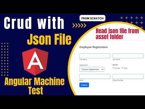 Angular CRUD Tutorial with JSON File | Simple Data Management App