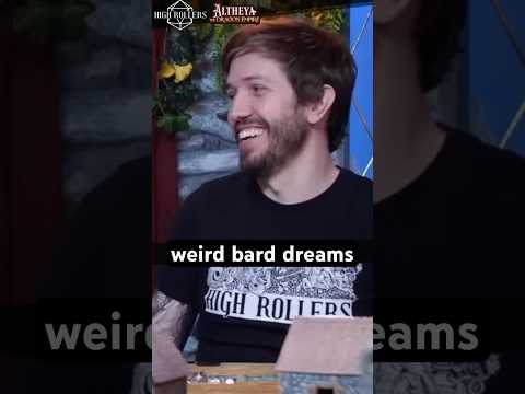 What do Bards dream of in D&amp;D? | #shorts #dnd #highrollers