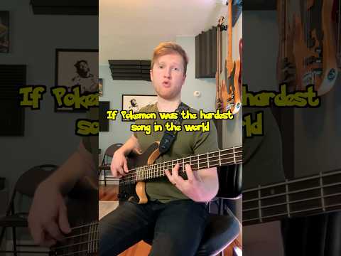 Pokemon theme but it SLAPS #bass #bassplayer