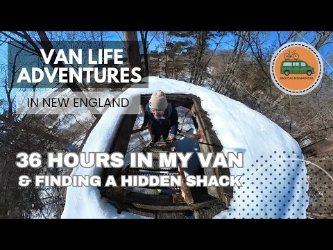 Van Life: New England Blizzard and Finding a Hidden River Lookout