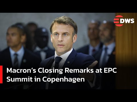 WATCH: France’s Macron Delivers Closing Remarks After EPC Summit in Copenhagen | AC15