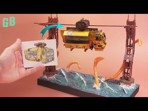 "Prison Solution" concept to story diorama | Beyond the Blight