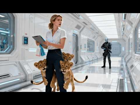 The Predator Cubs Tried to Hide Behind the Human — They Forgot Their Tails Stick Out | HFY | Sci Fi